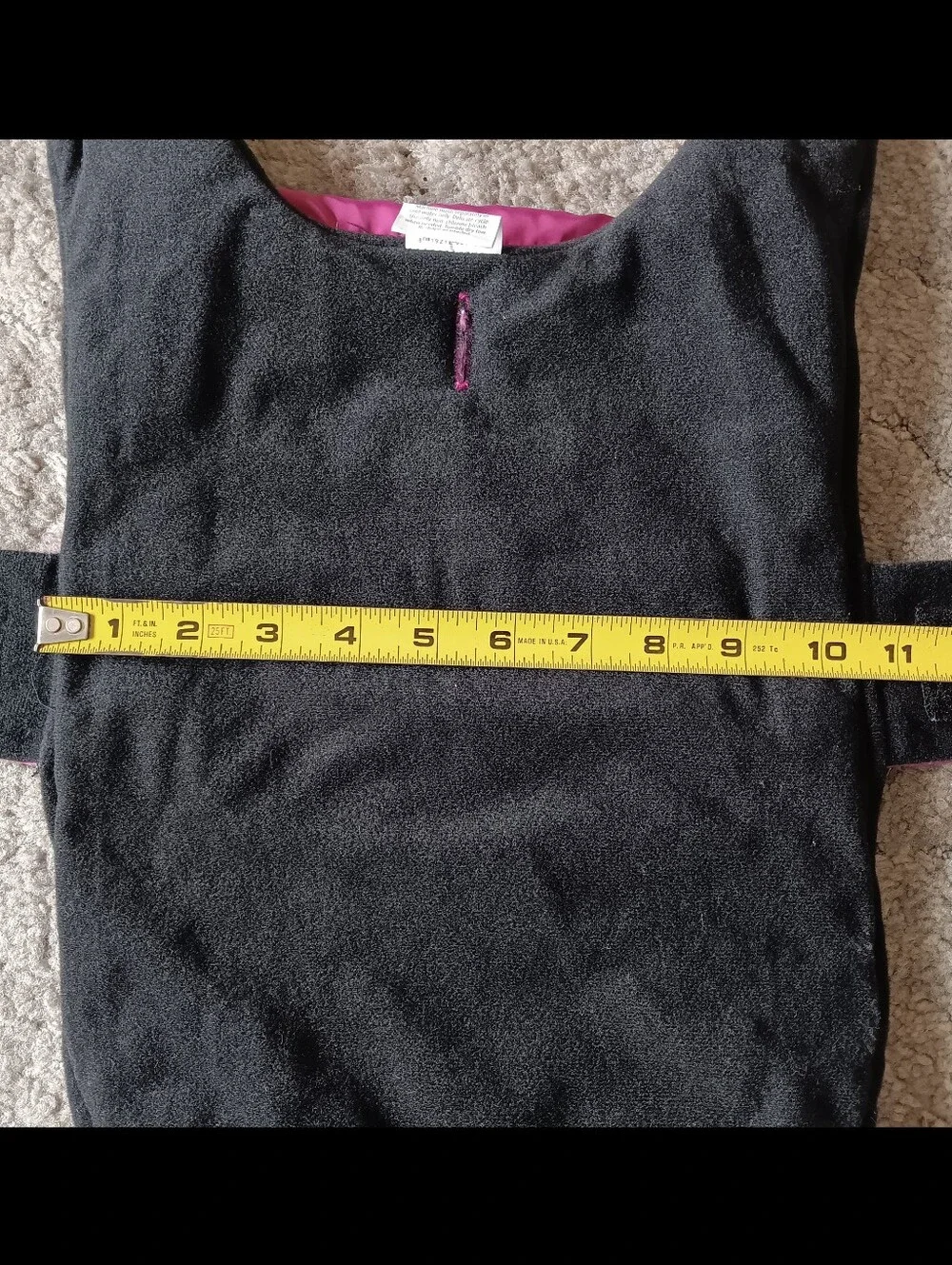 🩷 Bailey & Bella Dog Puffer Vest Pink Black Fleece Medium Jacket Quilted